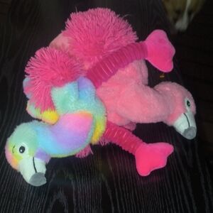 Colorful Plush Flamingo Toy